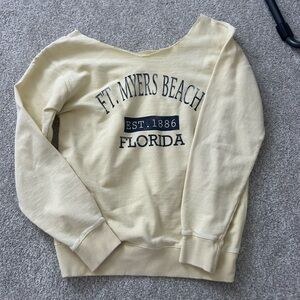 Ft. Myers beach off the shoulder sweatshirt